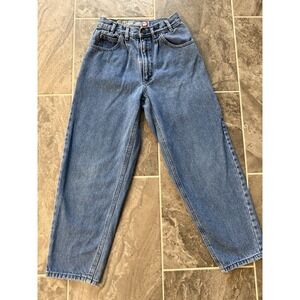 Vintage Bugle Boy Jeans Womens Pants Size 27 14 Blue Denim High Rise Mom Jeans